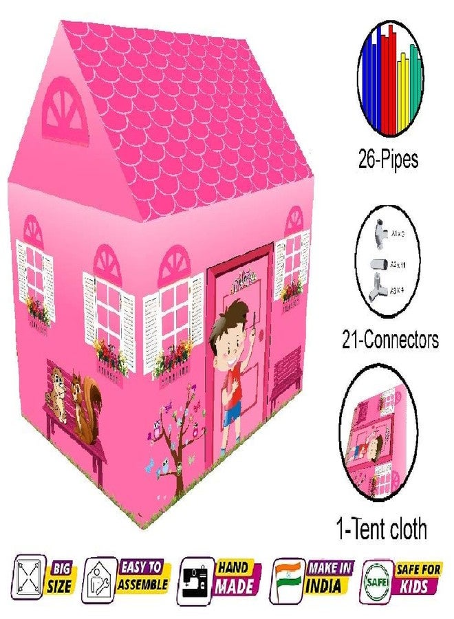 Mahi Enterprise Jumbo Size Lightweight Waterproof Kids Play Tent House - Doll House Design for Ages 3 to 8 - Image 4